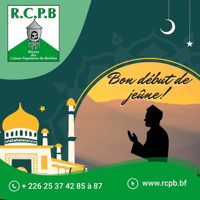 Le RCPB souhaite un bon mois de jeûne à tous les musulmans d’ici et d’ailleurs !